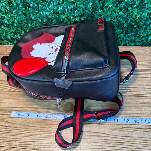 IT Chapter Two Pennywise Mini Backpack Time to Float 12" x 9" Halloween Cosplay - Picture 6 of 12